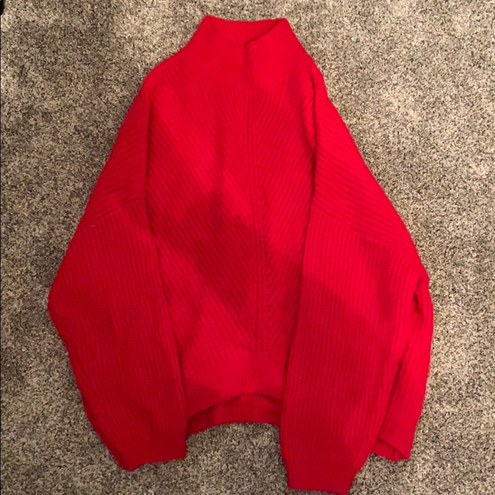 EXPRESS Oversized Red Sweater